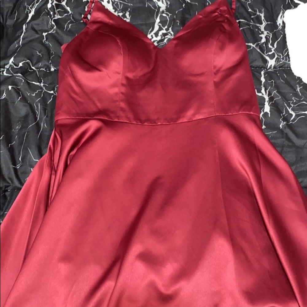 Silk Garnet Dress